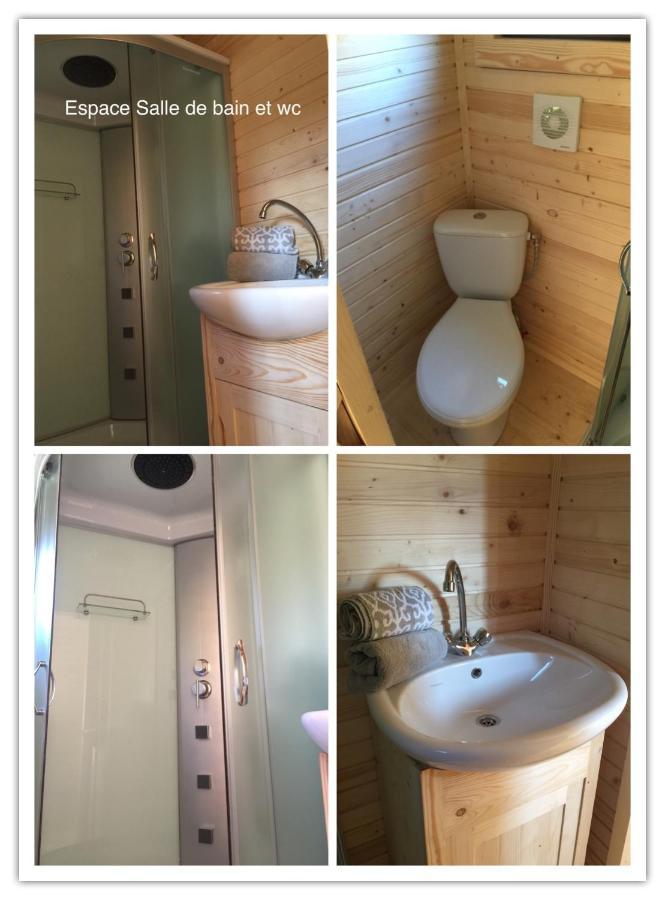 Roulottes du Chalet des Pins Rougeou Extérieur photo