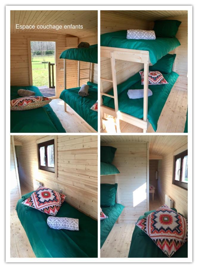 Roulottes du Chalet des Pins Rougeou Extérieur photo