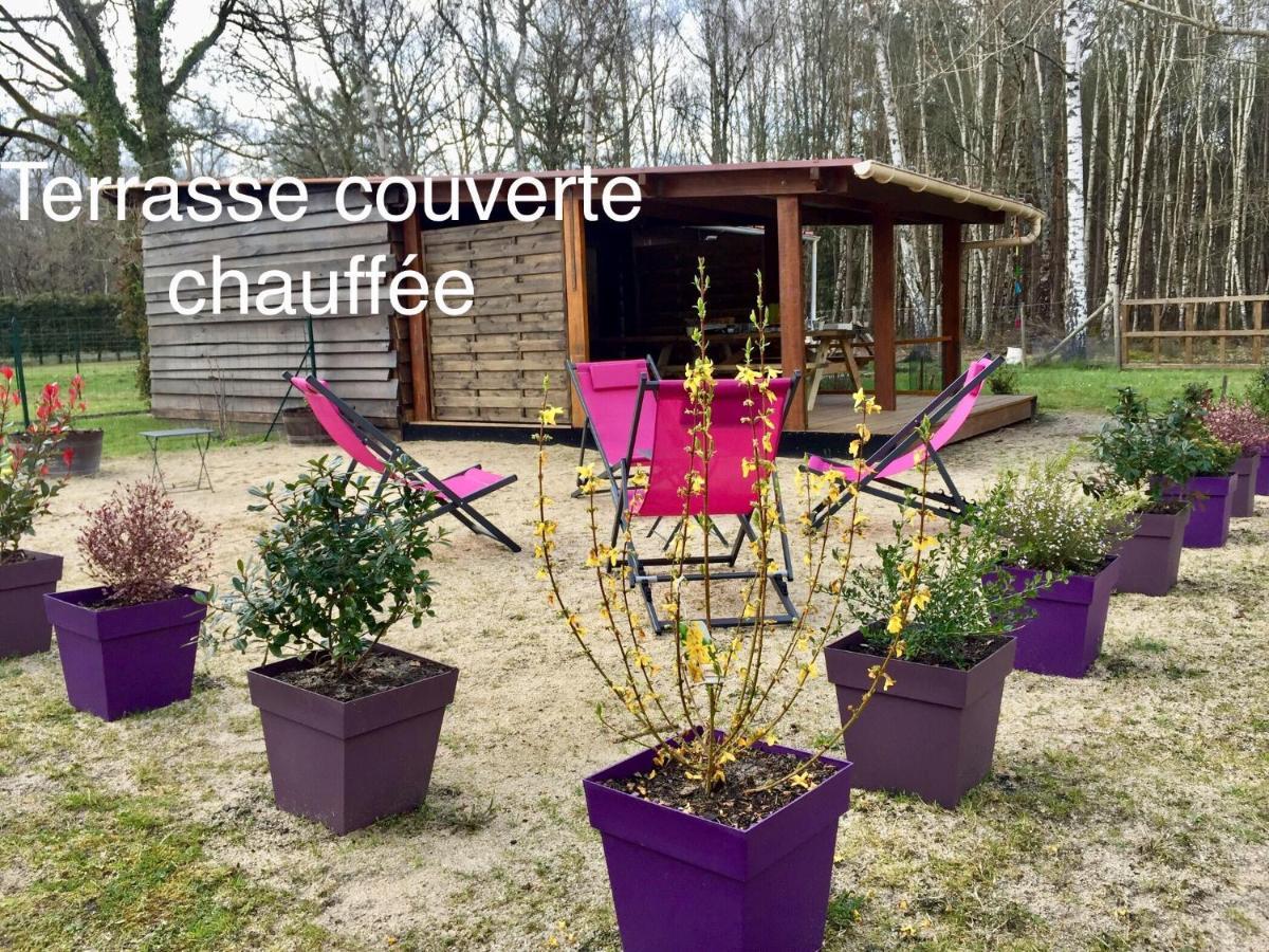 Roulottes du Chalet des Pins Rougeou Extérieur photo